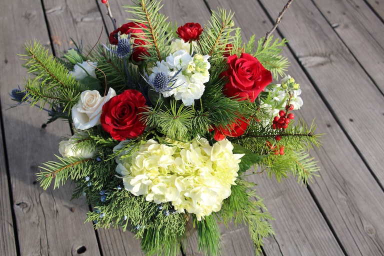 Christmas Flower Arrangements Delivered in Boulder, Colorado