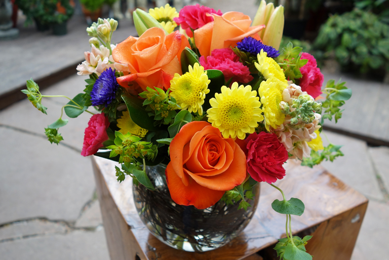 Orange Roses Valentine flowers Boulder CO