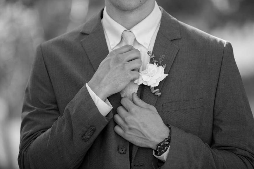 Ben's Gardenia Boutonneire