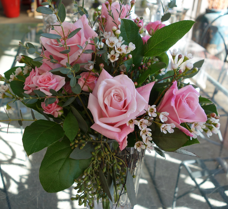 Soft Pink Roses for Her