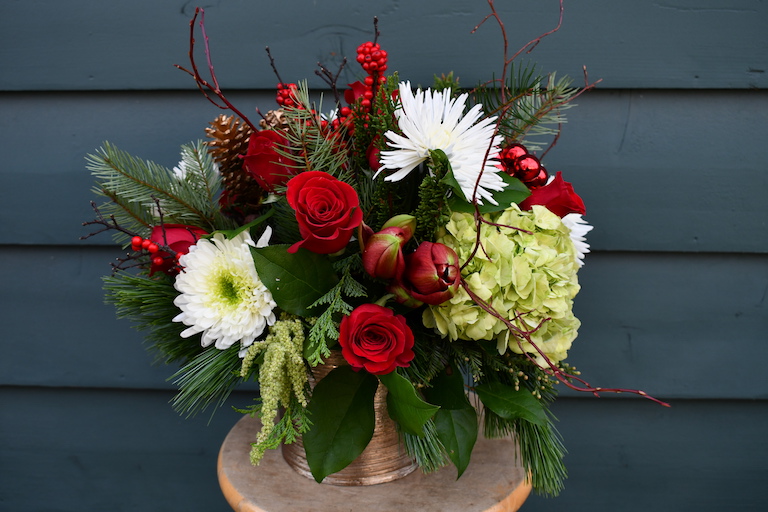 Christmas Flower Arrangements Delivered in Boulder, Colorado