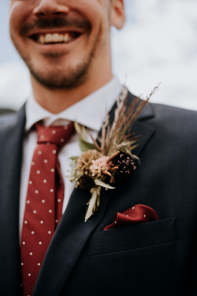 Grooms Boutonniere Sturtz and Copealand Boulder CO