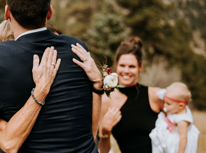 Mother of the Bride Wrist Corsage Sturtz and Copeland Boulder CO