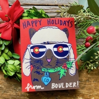 New Holiday Cards, Reusable Gift Bags, Calendars and Curly Girl Chocolates